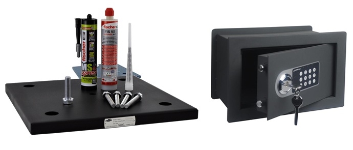 Cerrajería Says-Lock: Seguridad avanzada para joyas y efectivo con anclaje de alta resistencia.