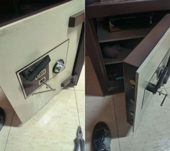 Apertura sin roturas de caja fuerte por pérdida llaves en Barna