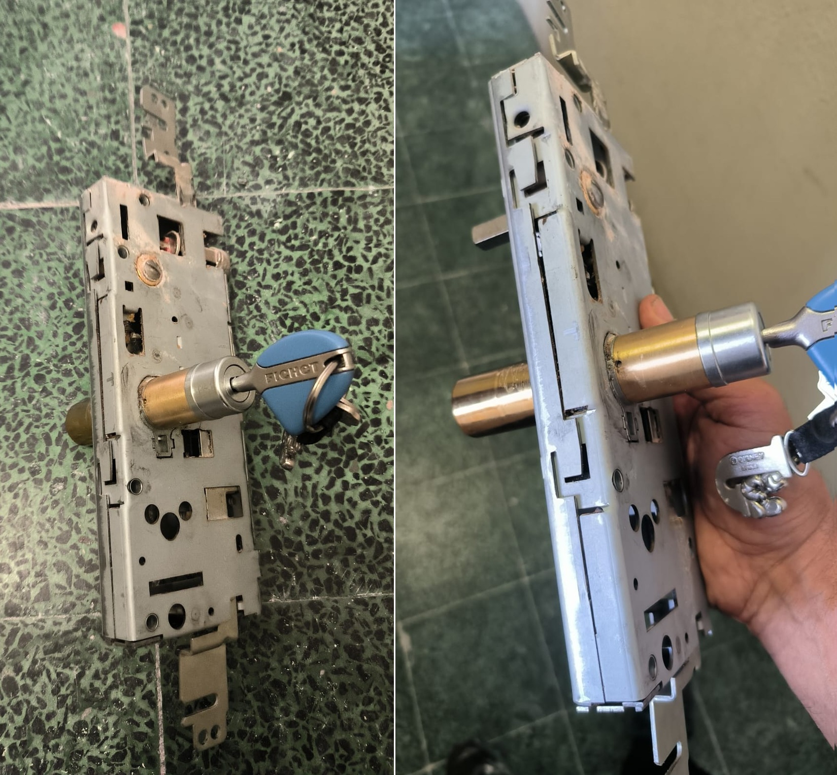 Instalación Fichet Veripoint Cilindro F3D. Cerrajeros urgentes BCN y Granollers