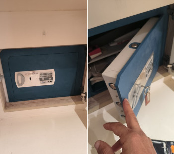 Apertura express de caja fuerte por fallo de batería en Vallromanes