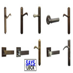 Catálogo de manillas Herrajes Ramos distribuidas por Cerrajería Says-Lock: modelos rústicos en bronce y modernos en níquel satinado